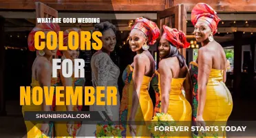 Elegant November Wedding Colors: Warm, Rich, and Seasonal Palette Ideas