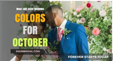 Warm and Cozy October Wedding Colors to Inspire Your Big Day