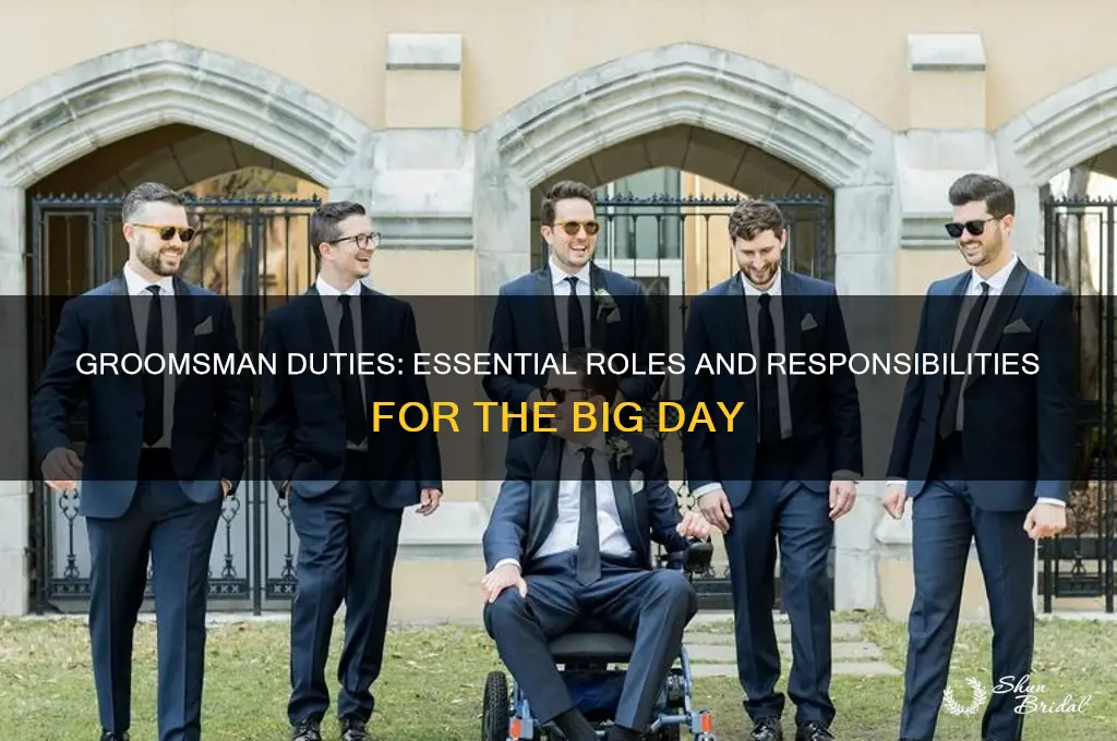 what are groomsman duties