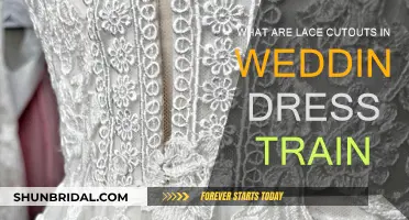Lace Cutouts: A Wedding Dress Train Trend