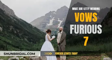 Letty's Furious Wedding Vows: A Promise of Love