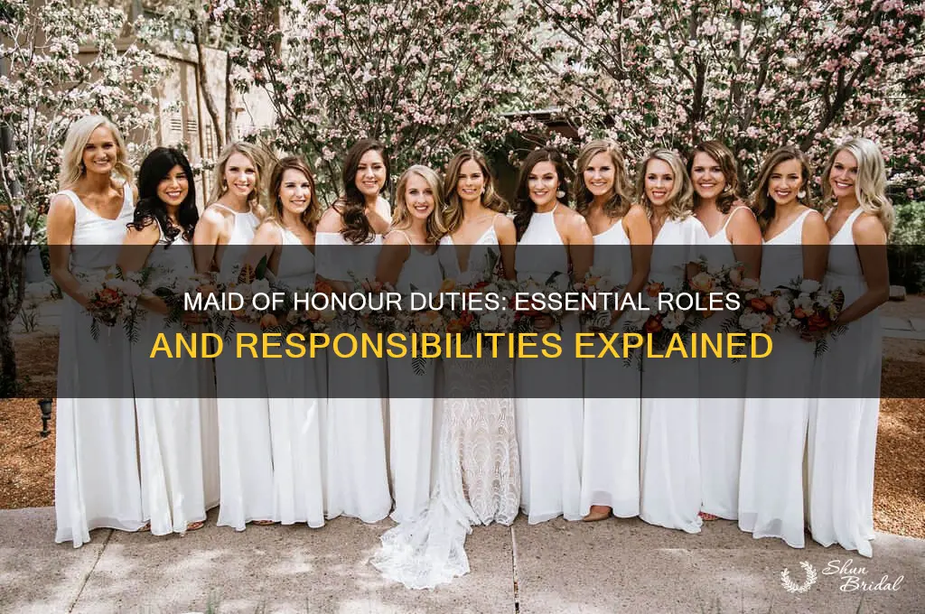 what are maid of honour duties