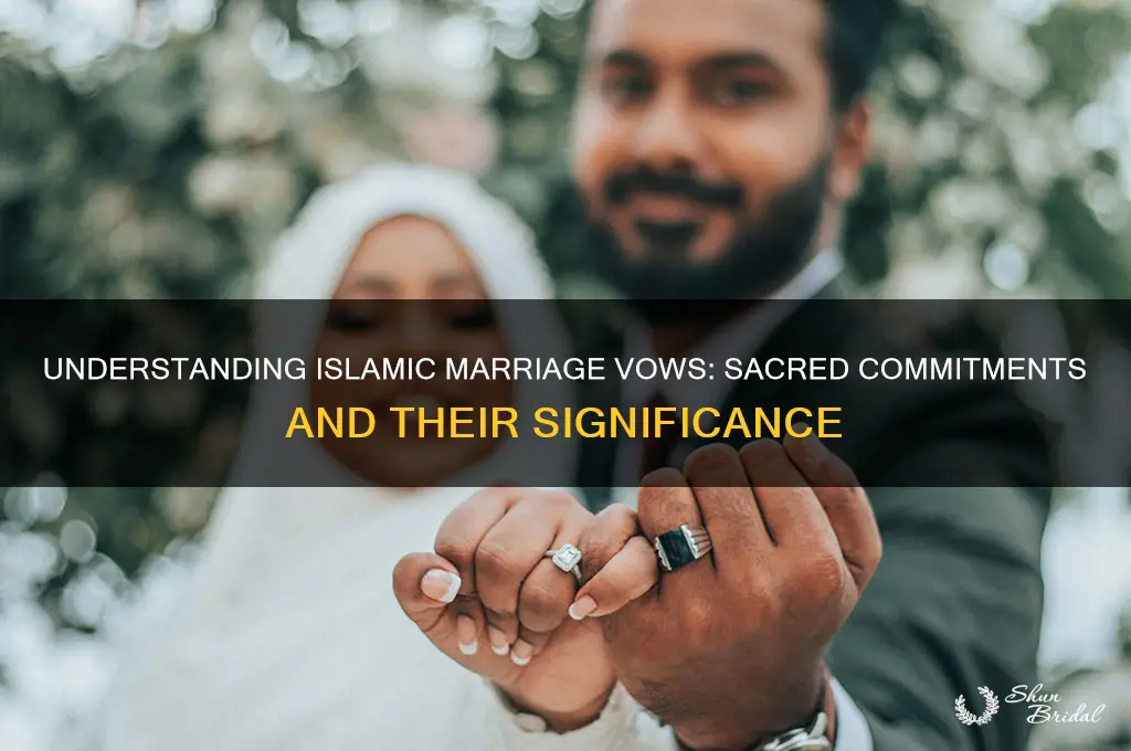 what are marriage vows in islam