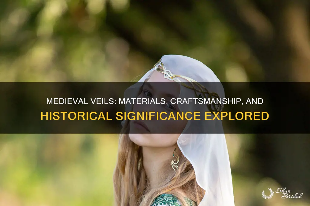 what are medieval veils made out of