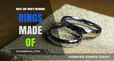 Explore the Materials Used for Men's Wedding Rings