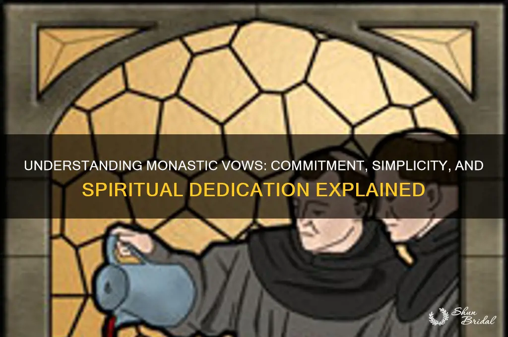 what are monastic vows