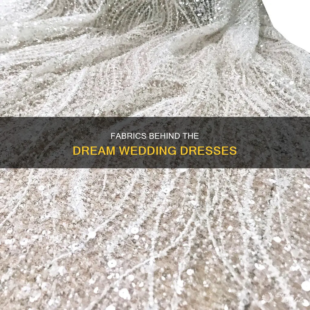 what are most wedding dresses made of