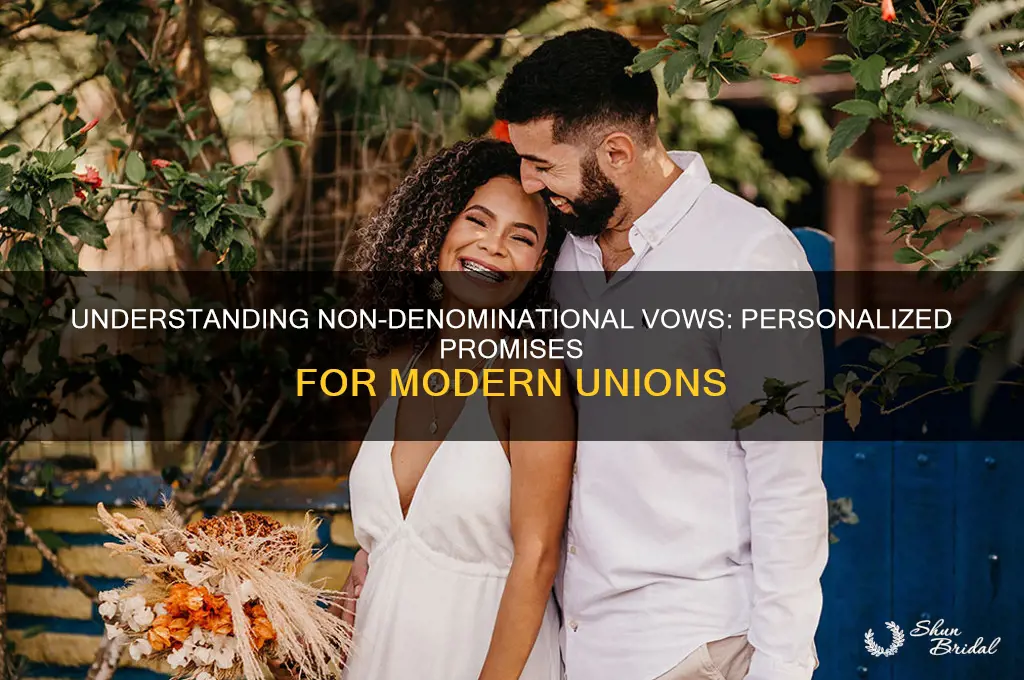 what are non-denominational vows