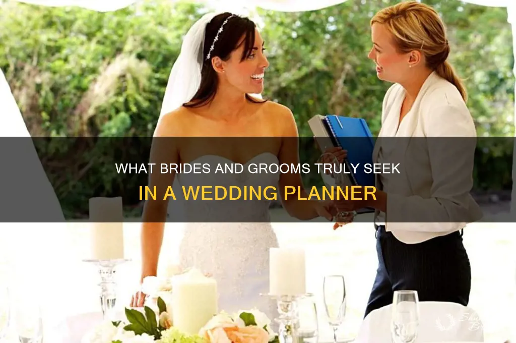 what are people looking for in a wedding planner