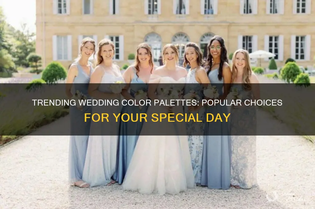 what are popular wedding colors