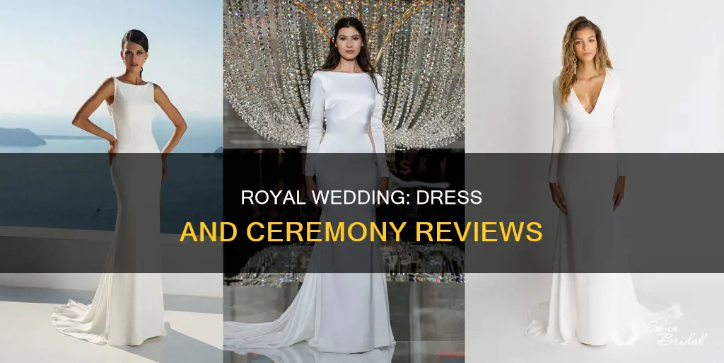 what are reviews of royal wedding dress and ceremony