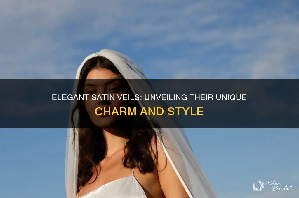 what are satin veils