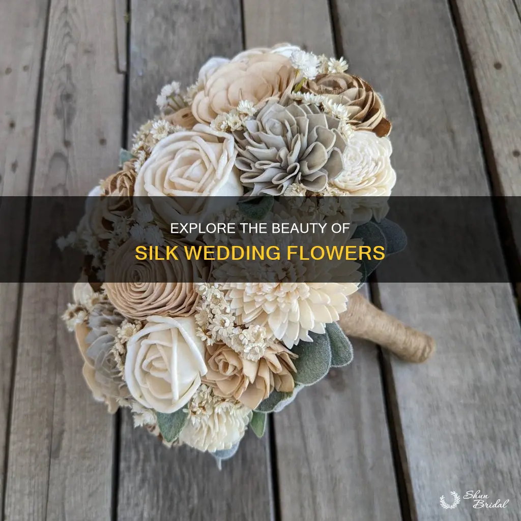 what are silk wedding flowers