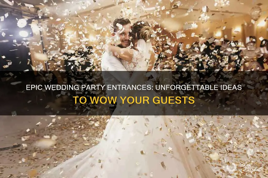 what are some amazing and epic wedding party entrances