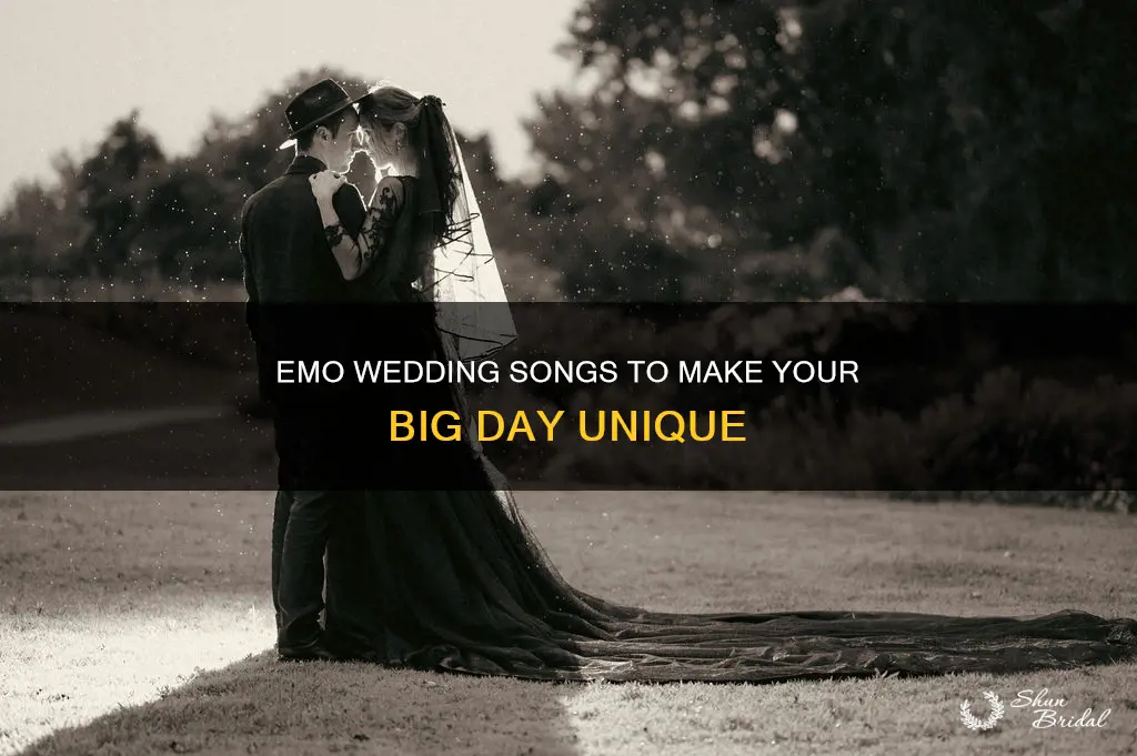 what are some good emo wedding songs