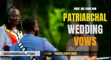 Unique Wedding Vows: Non-Patriarchal Promises for Your Big Day
