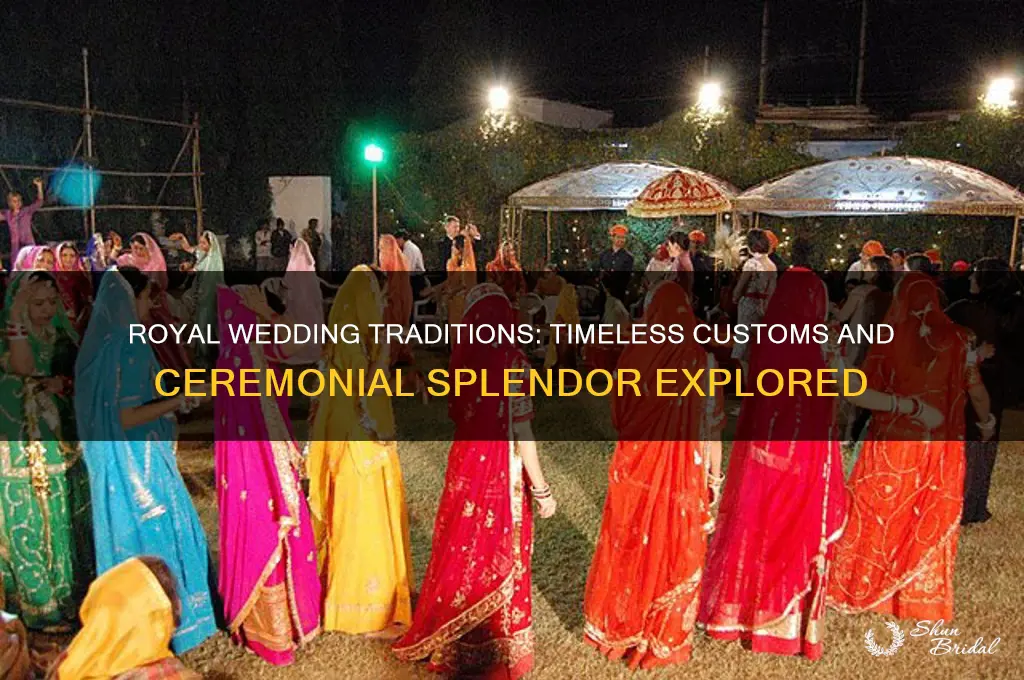 what are some of the traditions in royal weddings