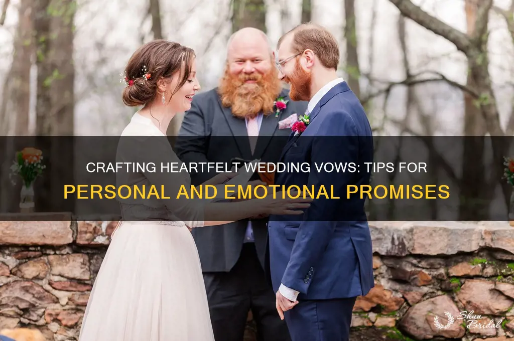 what are some tips for writing heartfelt wedding vows