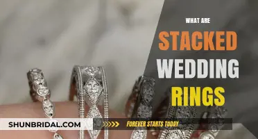 Stacked Wedding Rings: Layered Love and Style