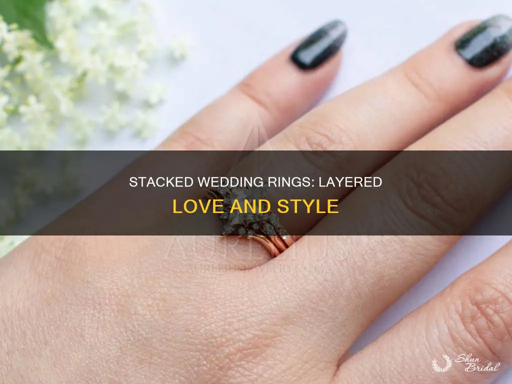 what are stacked wedding rings