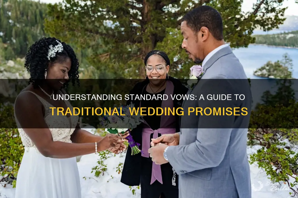 what are standard vows