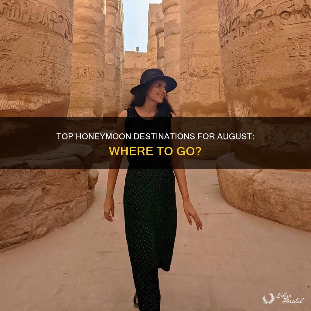 what are the best honeymoon destinations in august