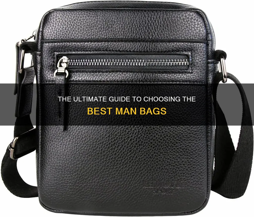 what are the best man bags