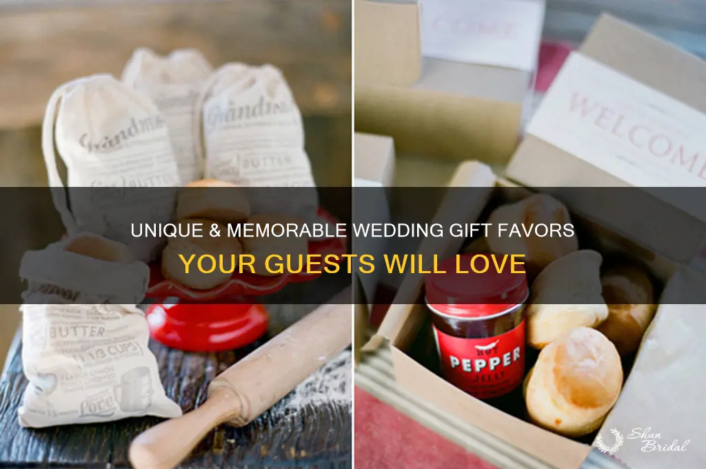 what are the best wedding gift favors