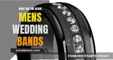 Black Mens Wedding Bands: Unique Style