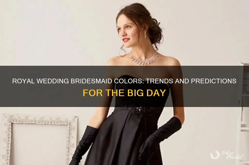 what are the bridesmaid colors for the royal wedding
