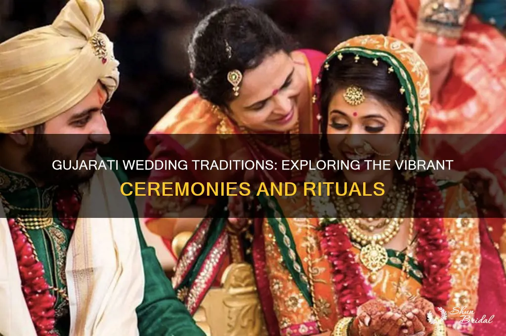 what are the ceremonies for a gujarati wedding