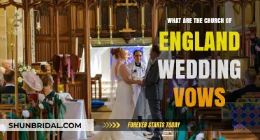 Traditional Church of England Wedding Vows Explained: Meaning and Significance