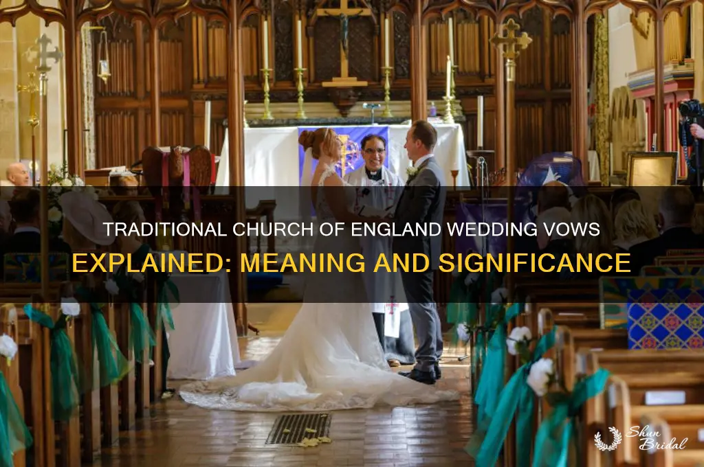 what are the church of england wedding vows