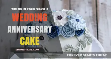 Celebrating 65 Years: Perfect Blue Anniversary Cake Color Ideas