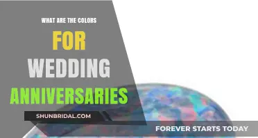 Celebrating Love: Traditional Colors for Wedding Anniversaries Explained