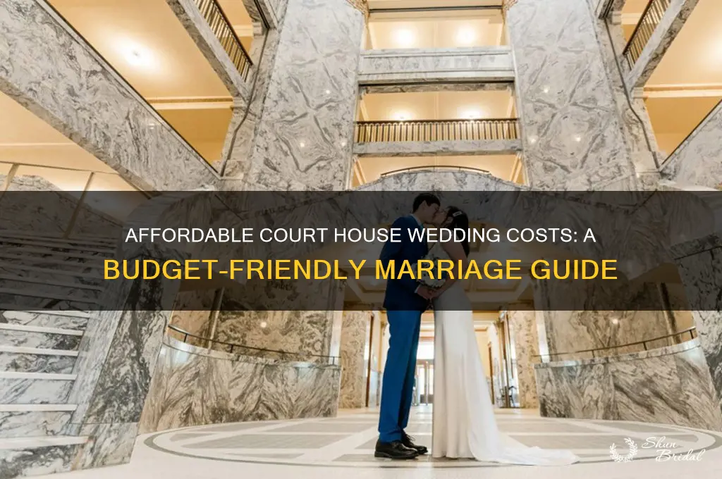 what are the costs to court house wedding