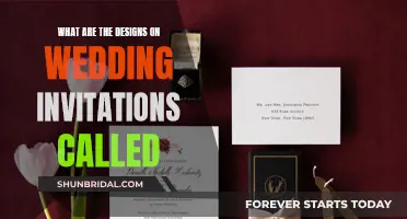 The Art of Wedding Invitation Design and Its Unique Names