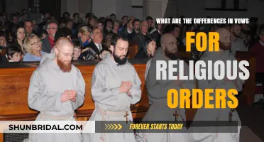 Exploring Diverse Vows: How Religious Orders Differ in Commitments