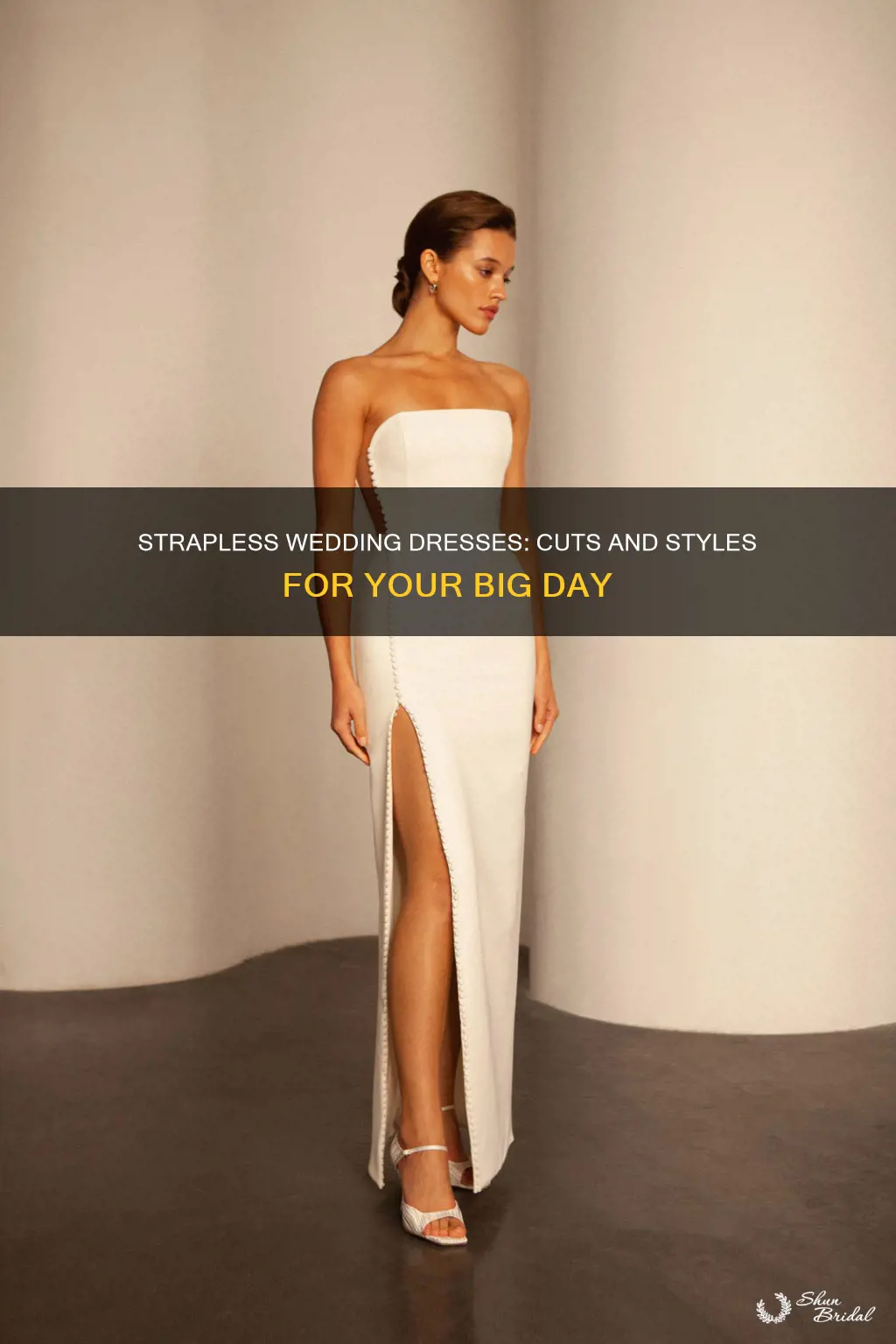 what are the different cuts of strapless wedding dresses