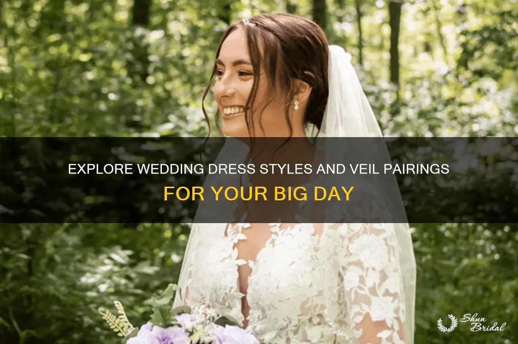 what are the different kinds of wedding dress and veil