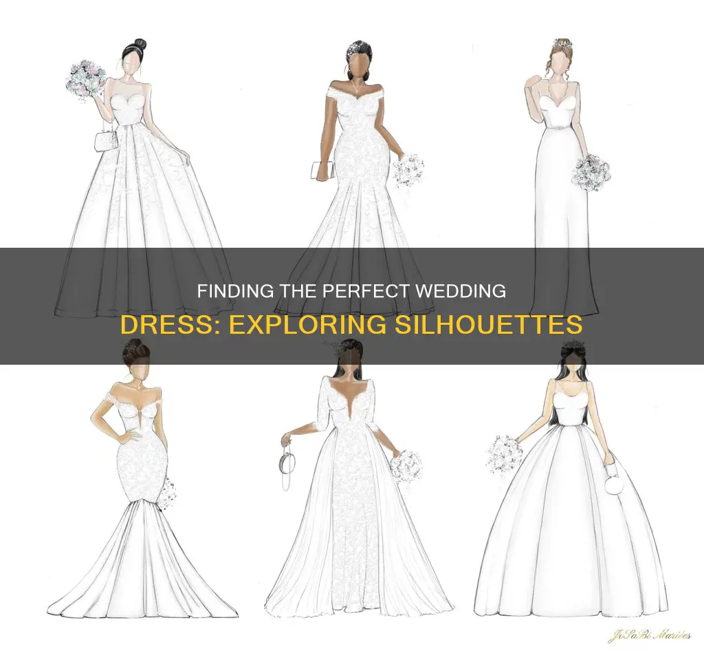 what are the different silhouettes of wedding dresses
