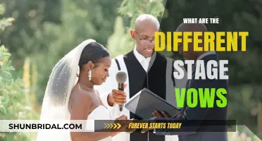 Exploring the Sacred Stages of Commitment: Understanding Different Vow Types