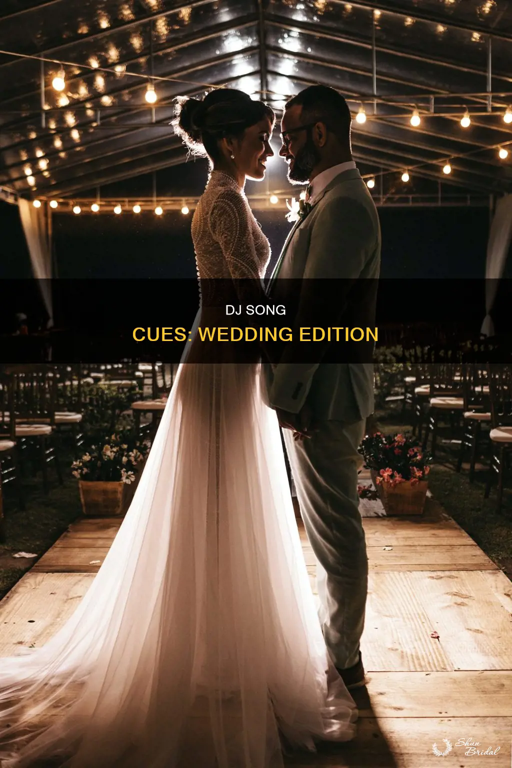what are the dj song cues for wedding
