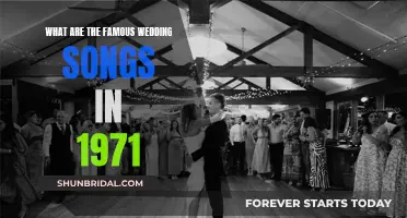 Famous Wedding Songs from the Year 1971