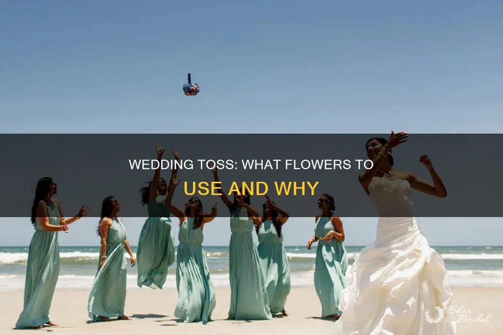 what are the flowers tossed ar a wedding