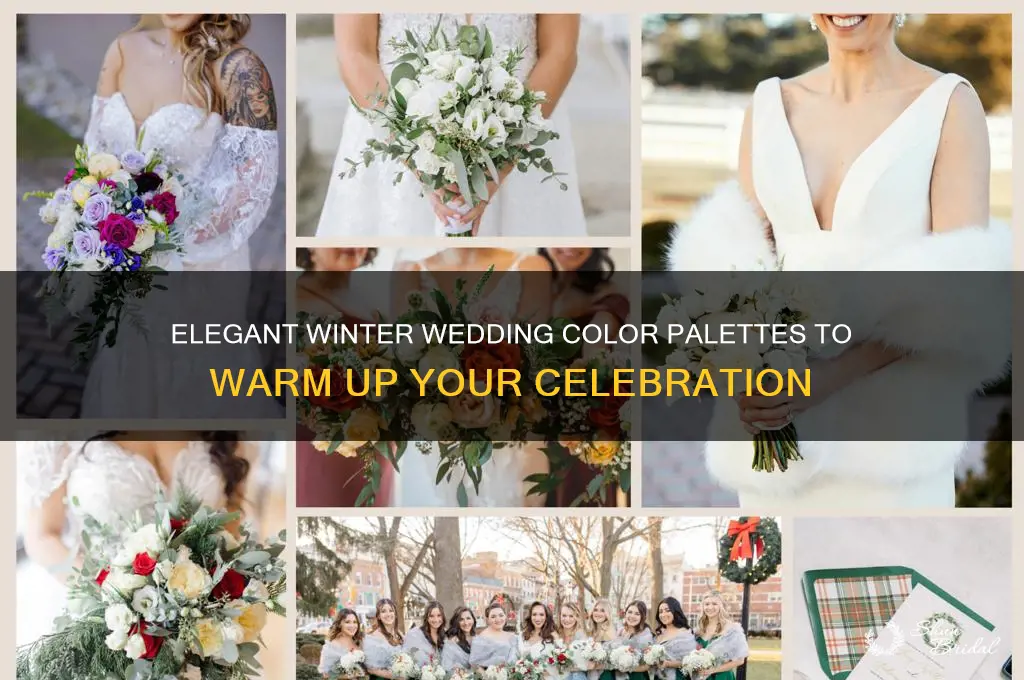 what are the go to colors for winter weddings