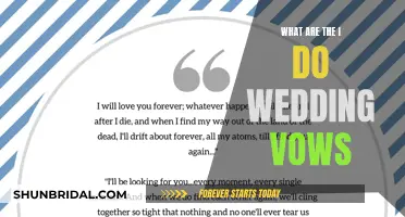 Personalized 'I Do' Vows for Your Wedding Day