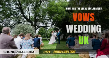 Understanding Legal Declaratory Vows in UK Weddings: A Comprehensive Guide
