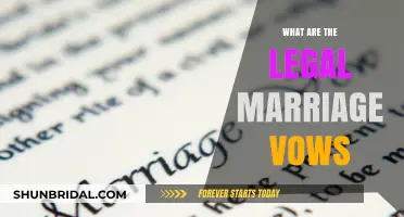 Understanding the Legal Marriage Vows: Essential Words for a Binding Union