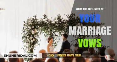 Exploring the Boundaries: Understanding the Limits of Your Marriage Vows